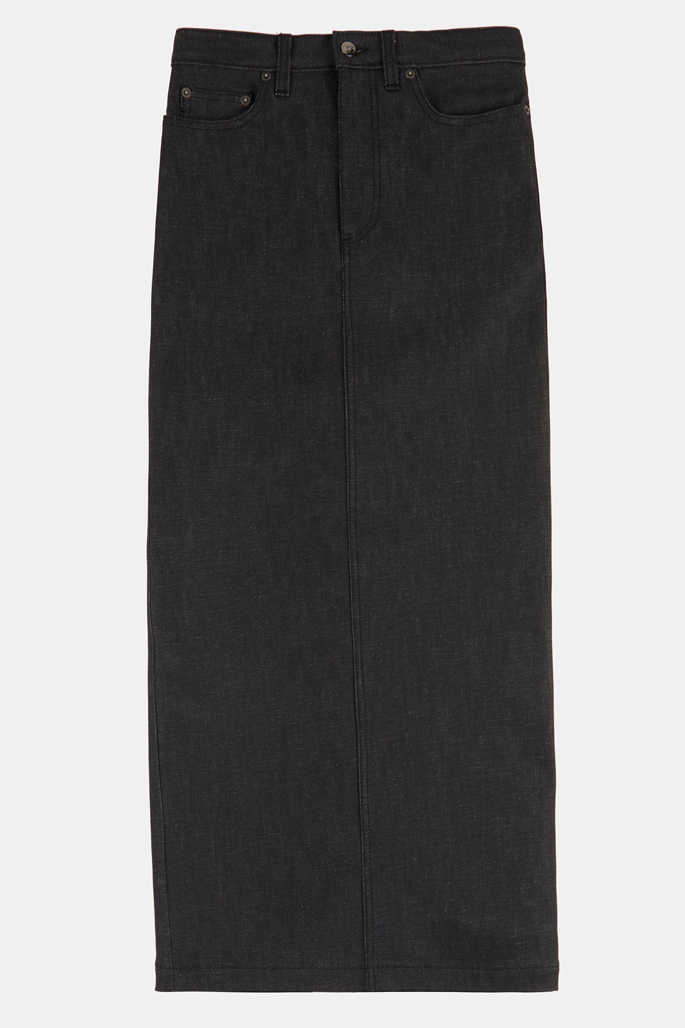 Women's Frankie Denim Maxi Skirt - Black - Image 5