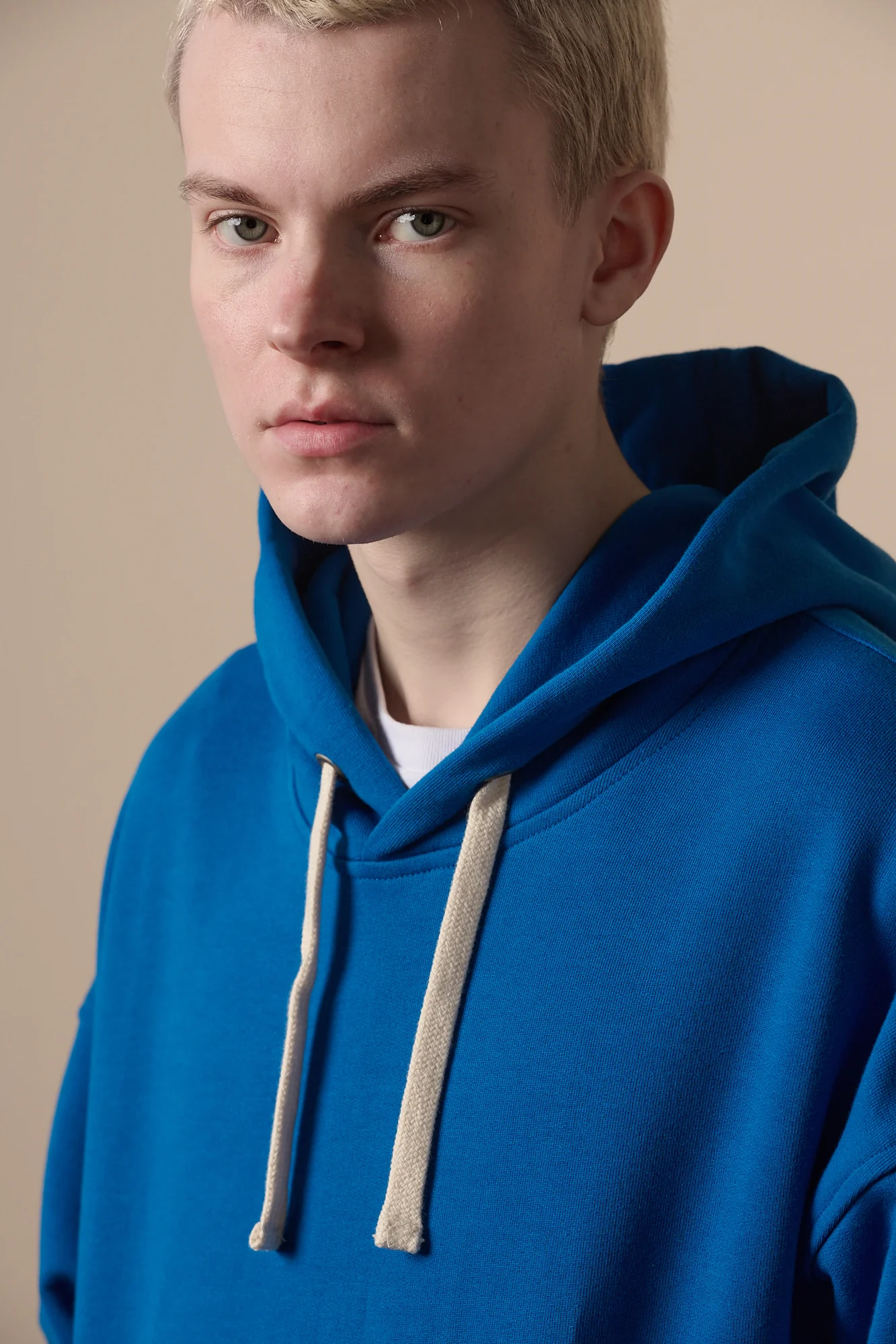 Men's Hooded Sweatshirt - Cobalt - Image 2