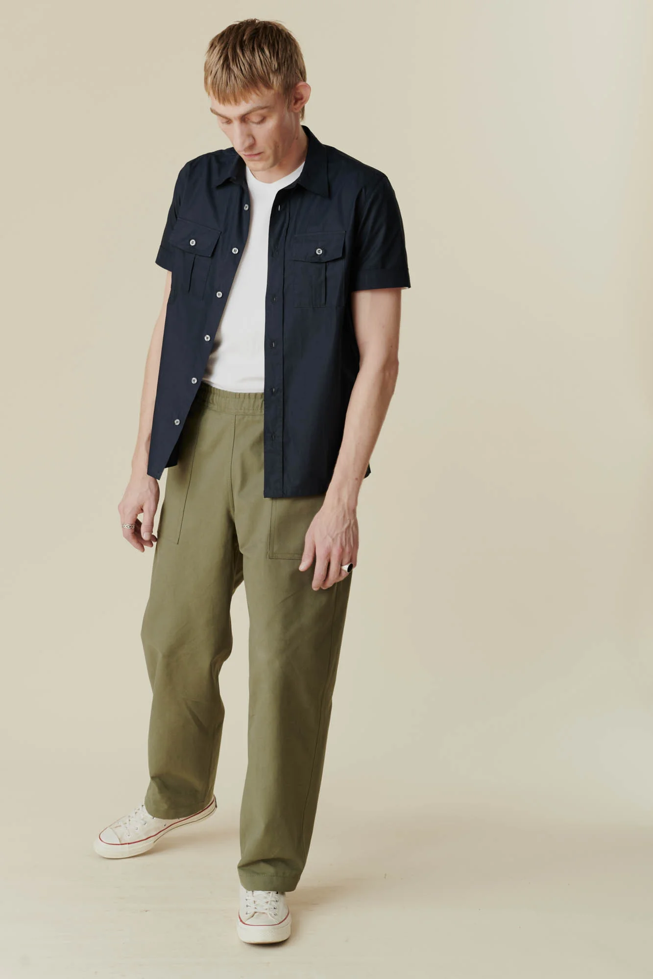 Mens Cameraman Pant - Olive - Image 5