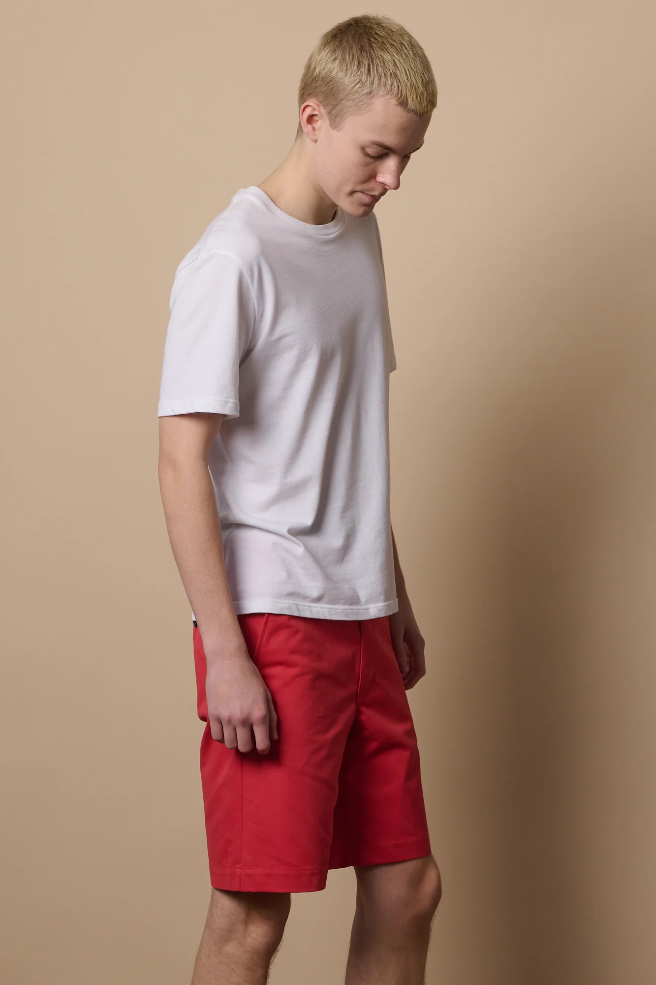 Men's Classic Shorts - Salmon Red - Image 4