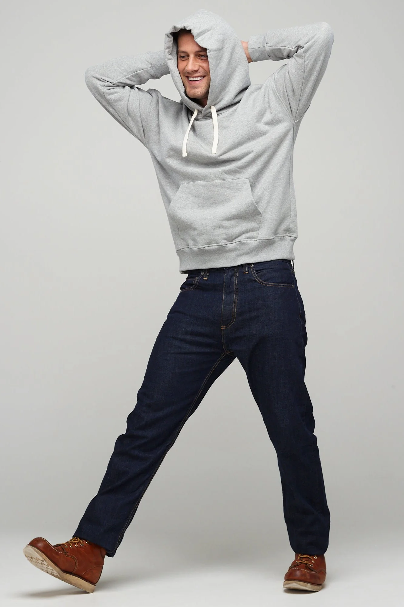 Men's Heritage Hooded Sweatshirt - Grey - Image 2
