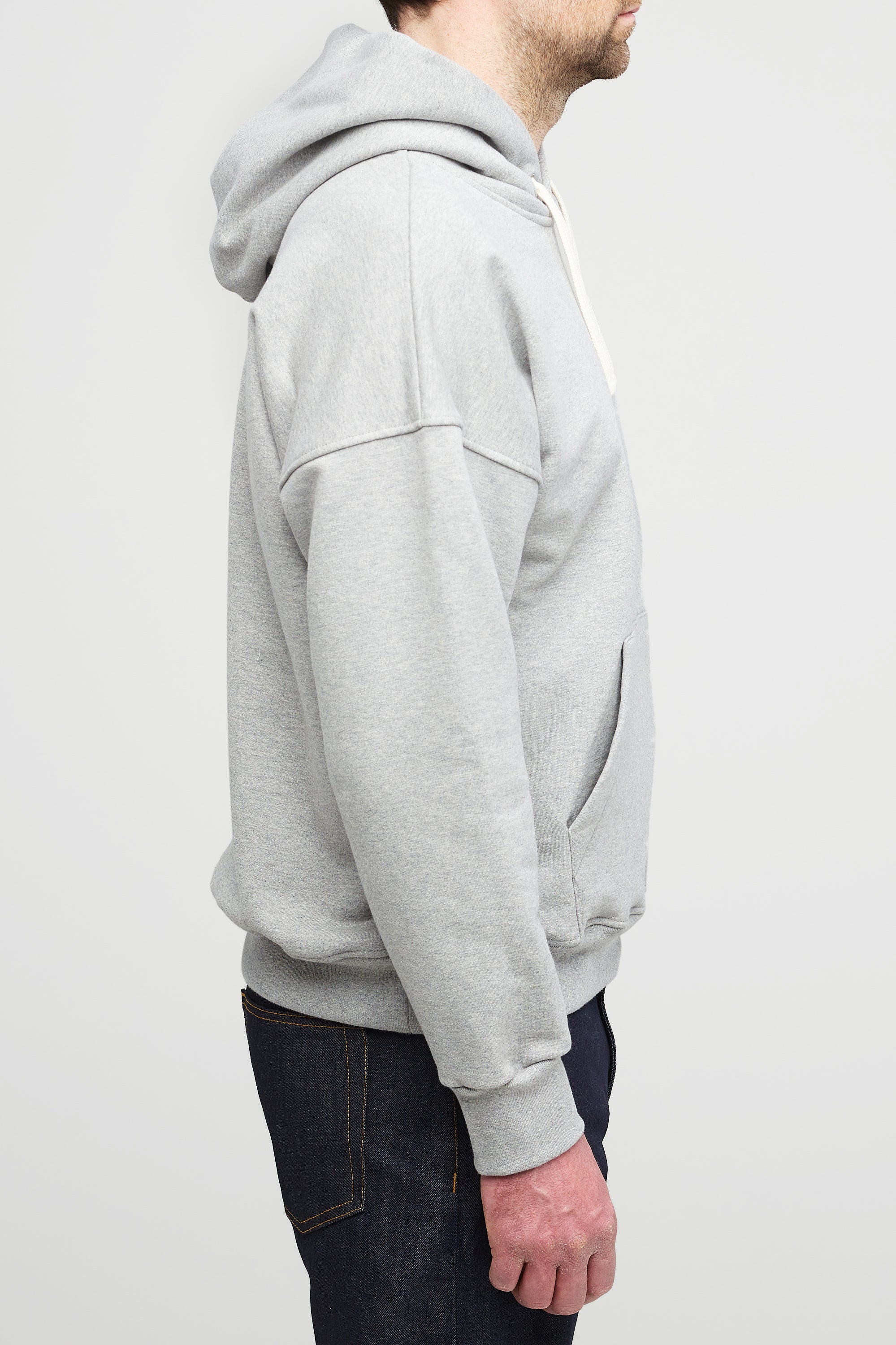 Men's Heritage Hooded Sweatshirt Original Fit - Grey - Image 5