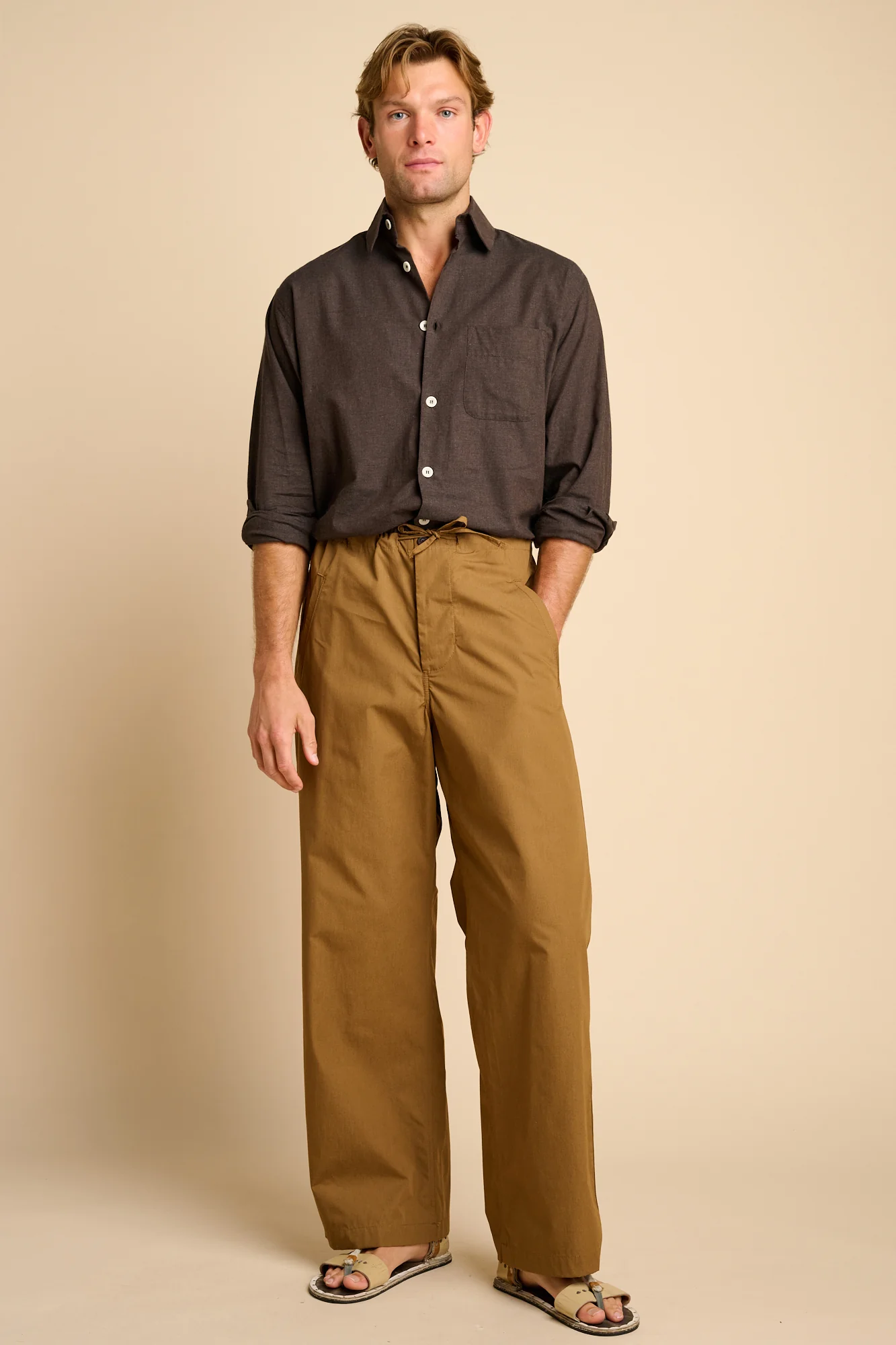 Men's Palermo Pant Tan - Image 3