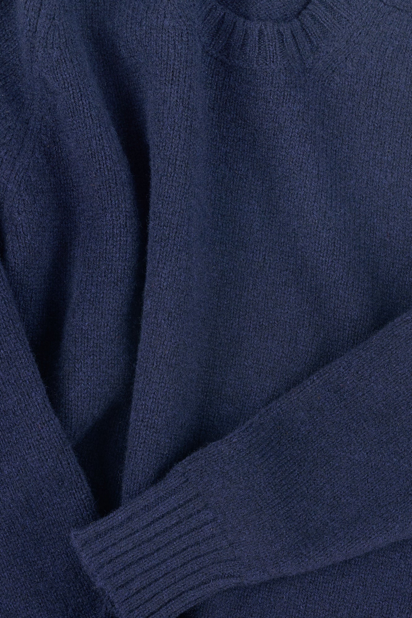 Men's Shetland Jumper - Navy - Image 4