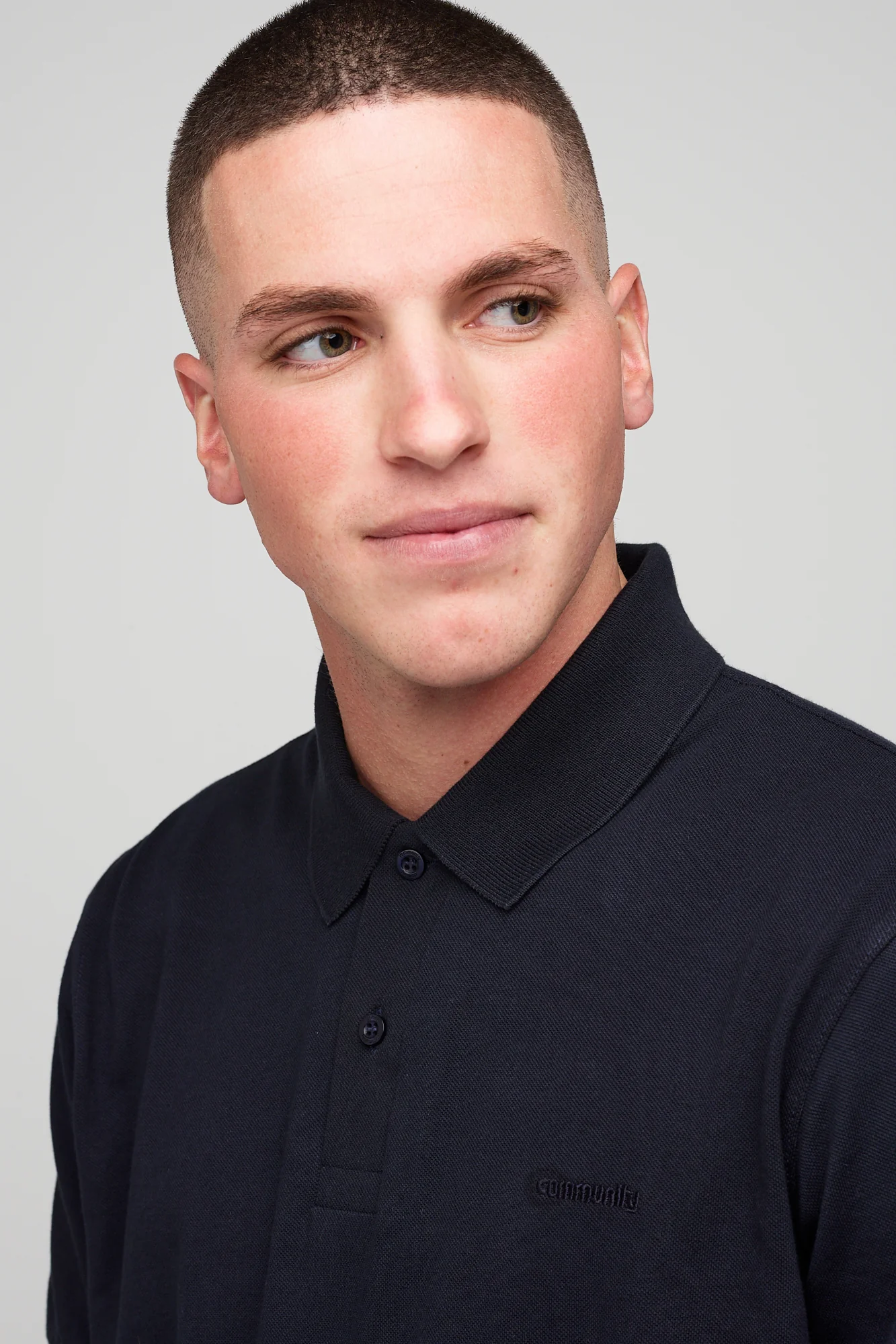 Men's Short Sleeve Polo Shirt - Navy - Image 5