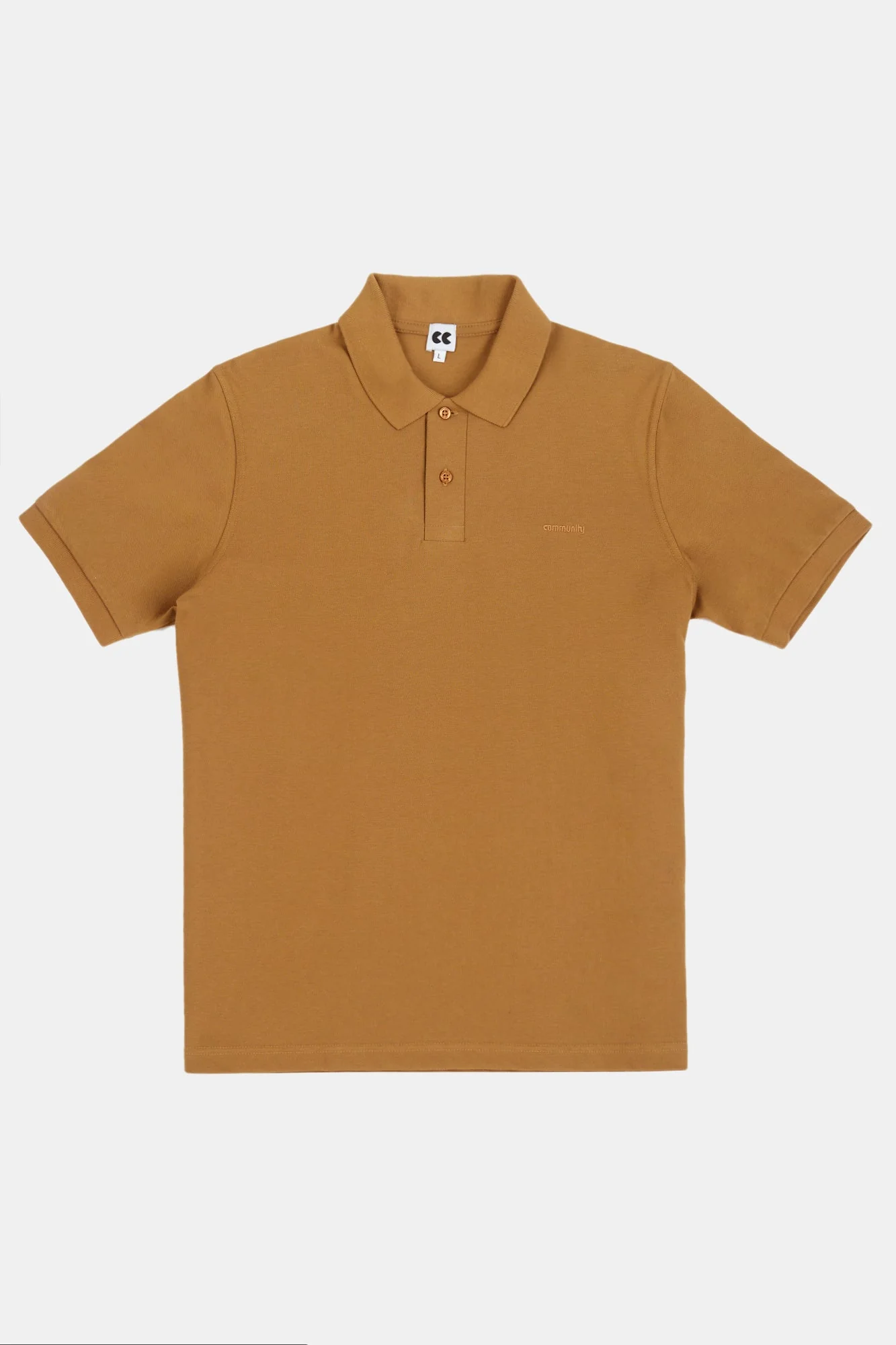 Men's Short Sleeve Polo Shirt - Tan - Image 4