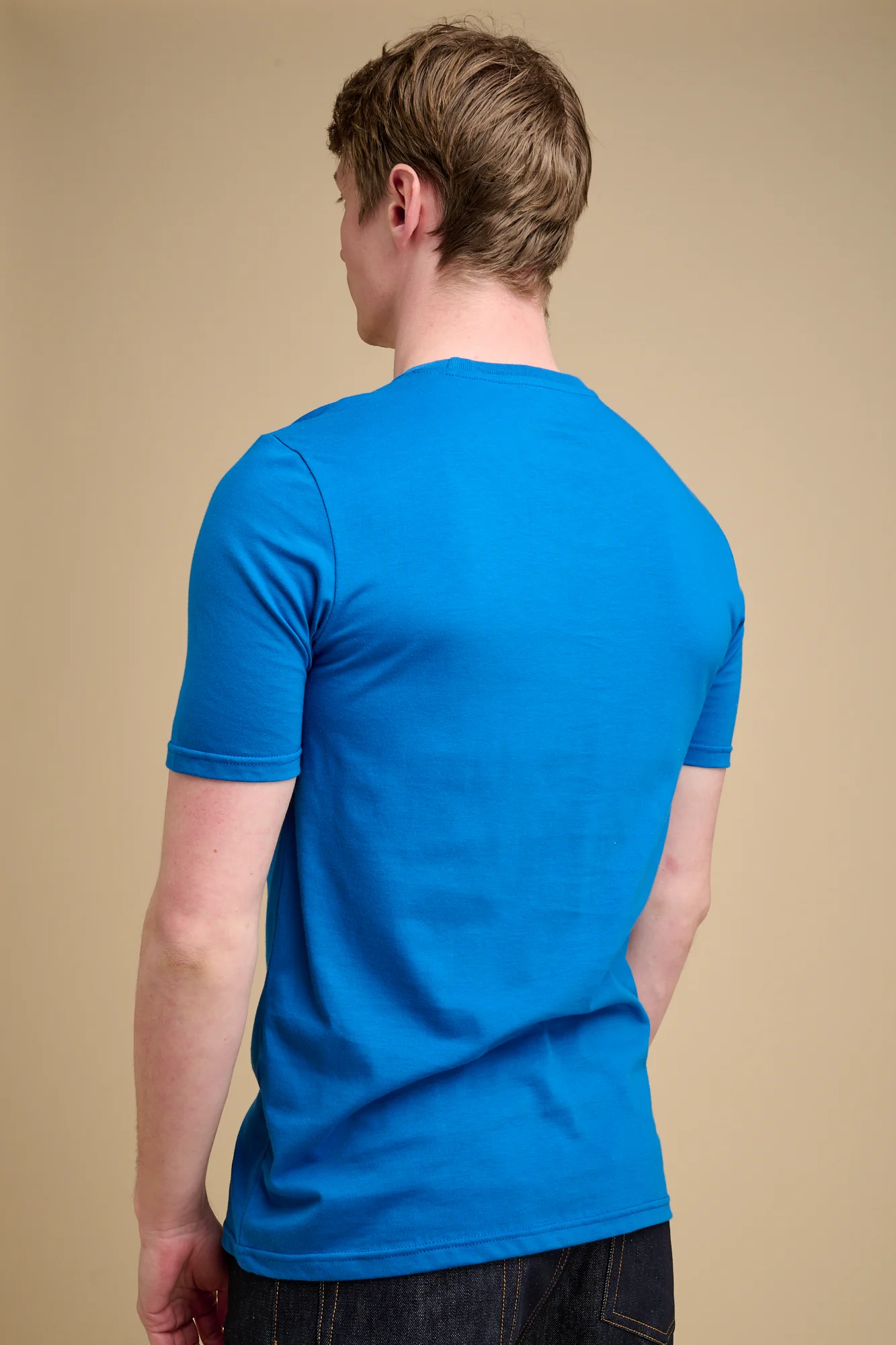 Men's Short Sleeve T Shirt Cobalt - Image 3