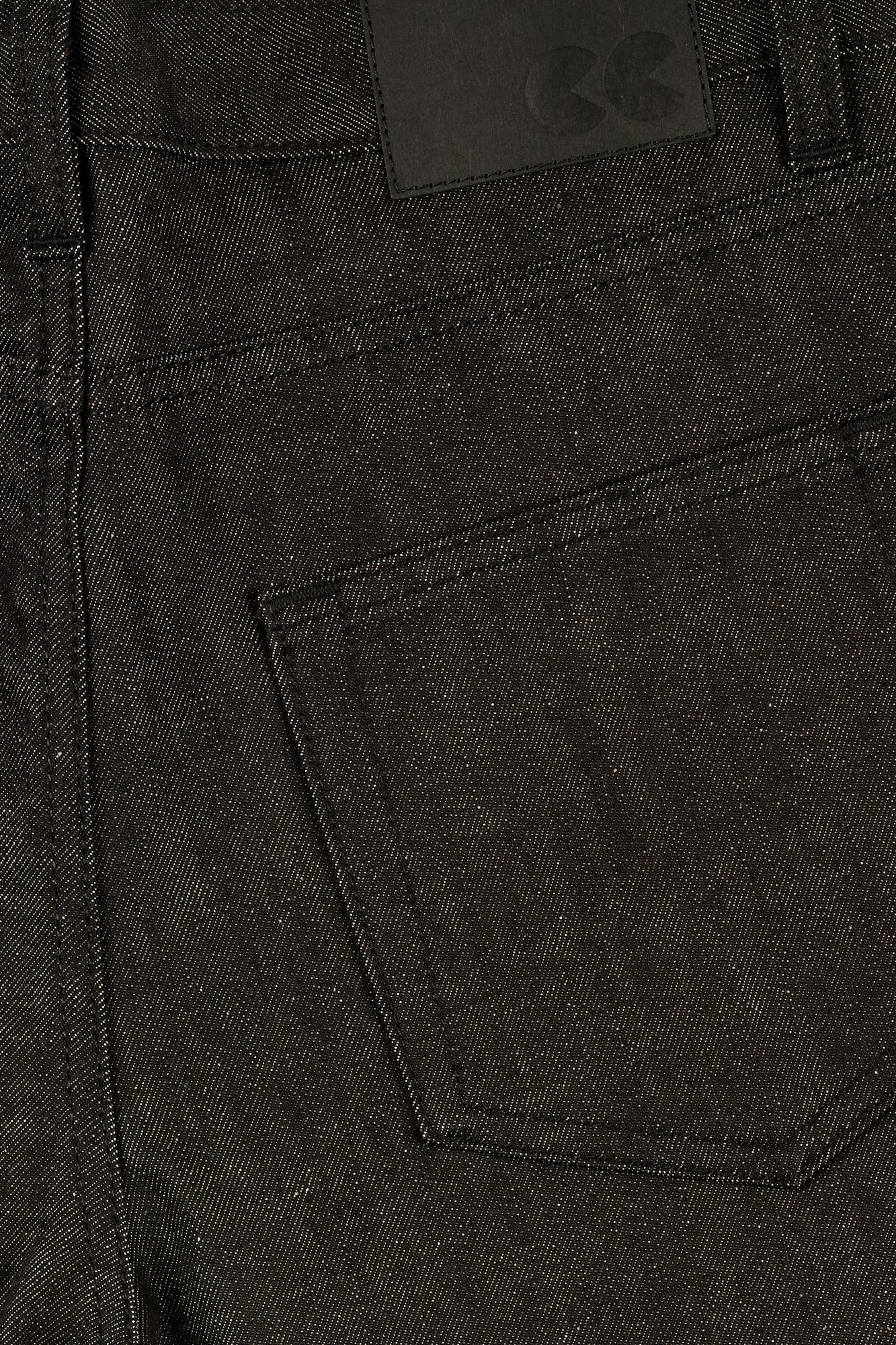 Barry Slim Selvedge Denim 5 Pocket Jeans - Black - Image 2