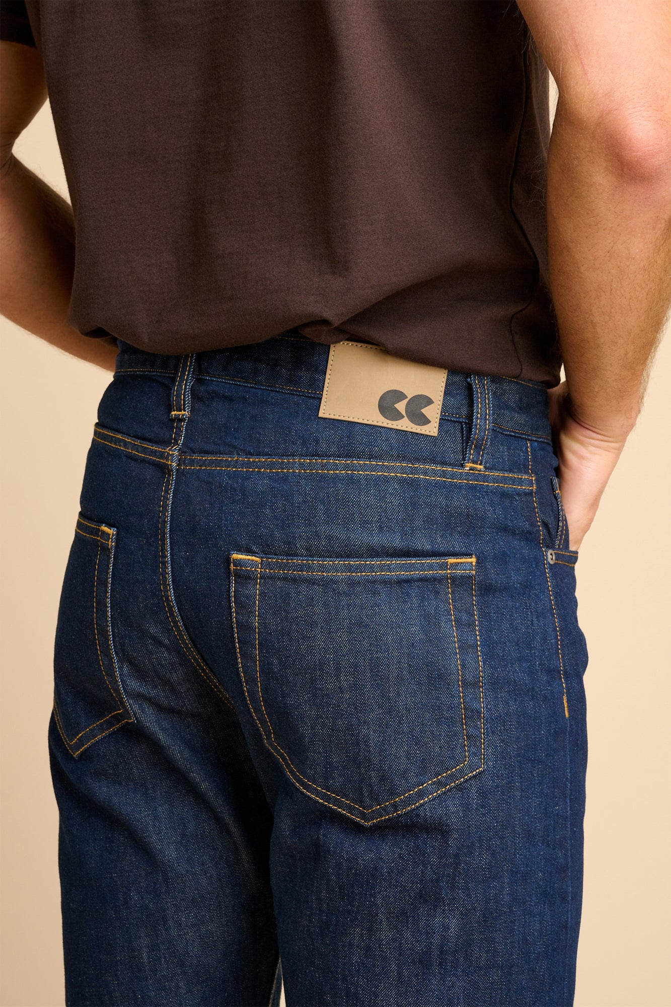 Barry Slim Selvedge Denim Five Pocket Jean - Rinse - Image 3