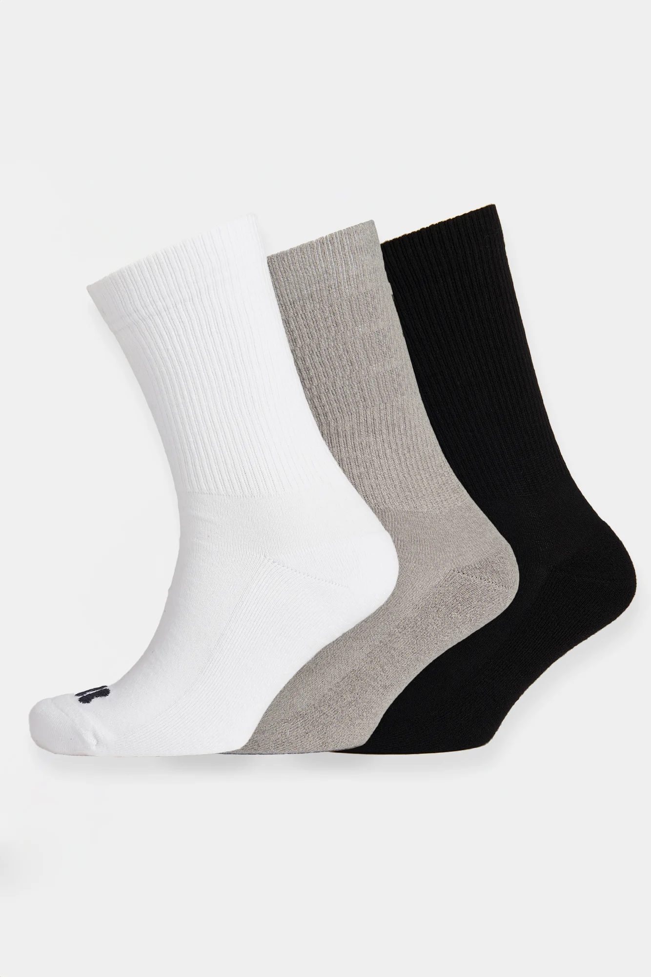 Sports Cotton Sock Calf 3Pack Grey/ Black/ White