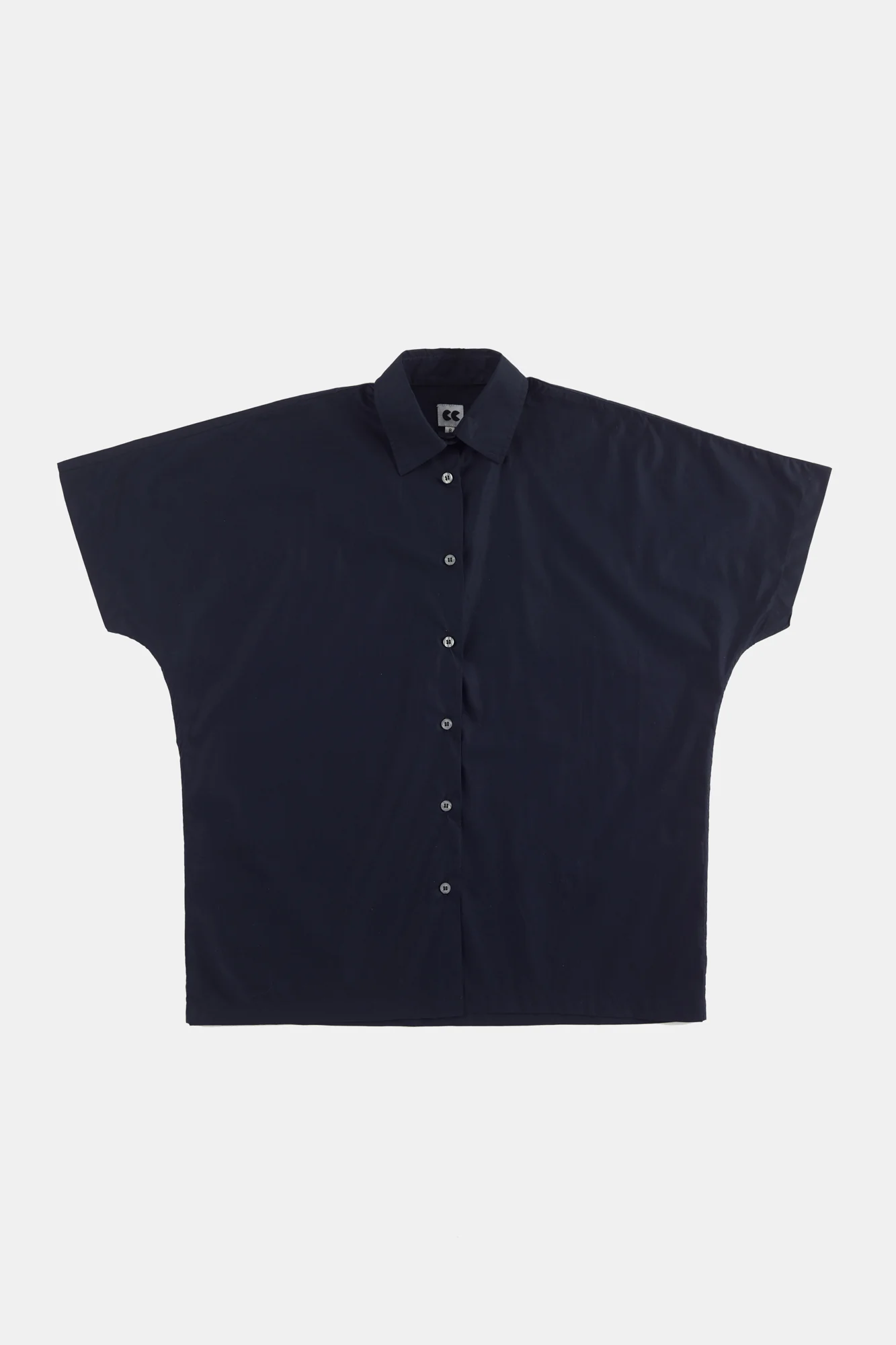 Women's Ava Short Sleeve Shirt - Navy - Image 7