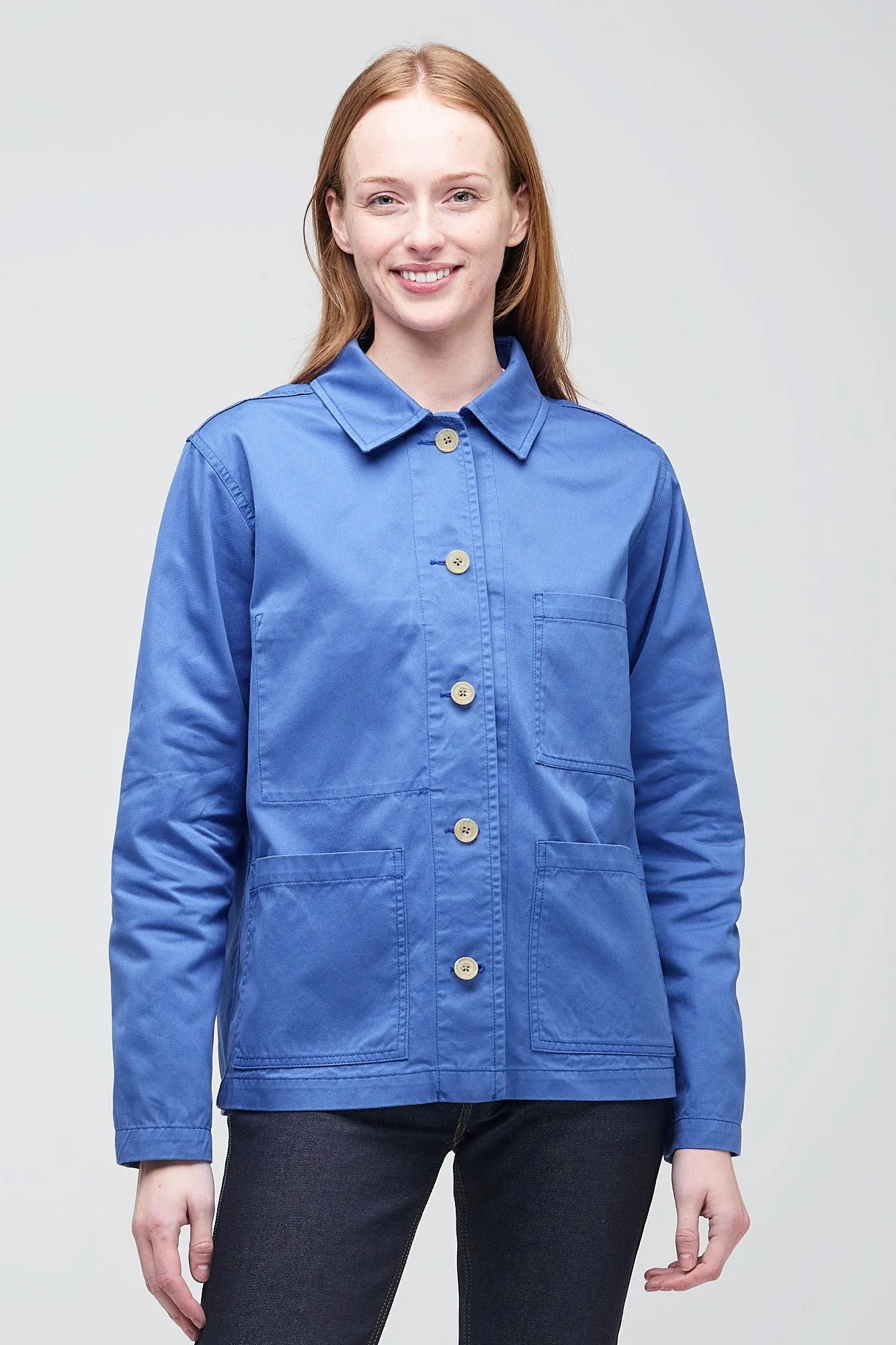 Women's Chore Jacket - Light Blue - Image 3