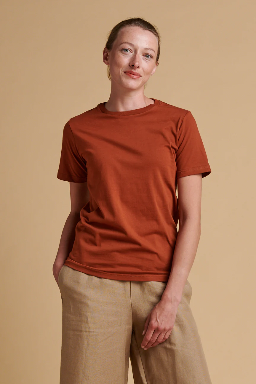Women's Short Sleeve T Shirt - Cinnamon