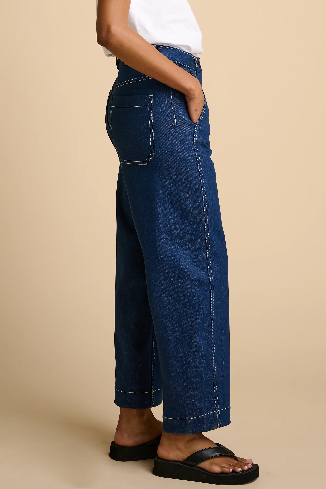 Womens Daryl Jeans - Blue - Image 3