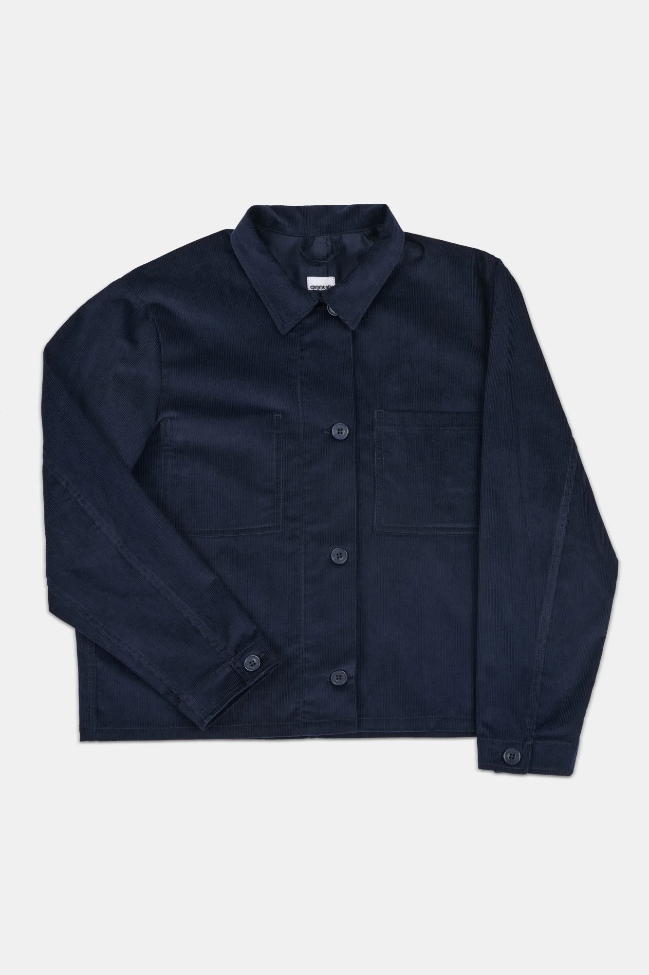 Womens Elena Corduroy Overshirt - Navy - Image 5