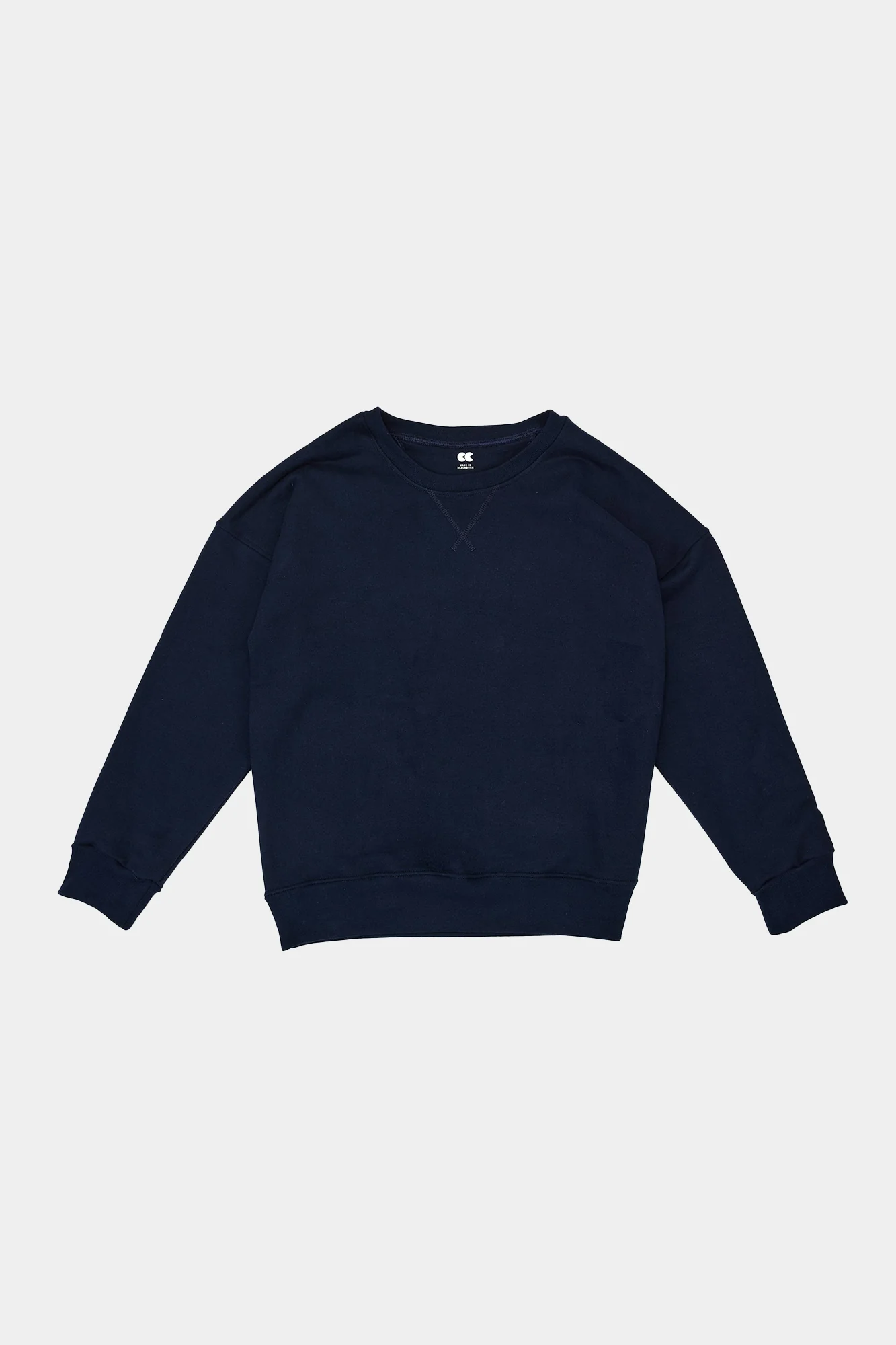 Women's Heritage Sweatshirt Plastic Free Navy - Image 4
