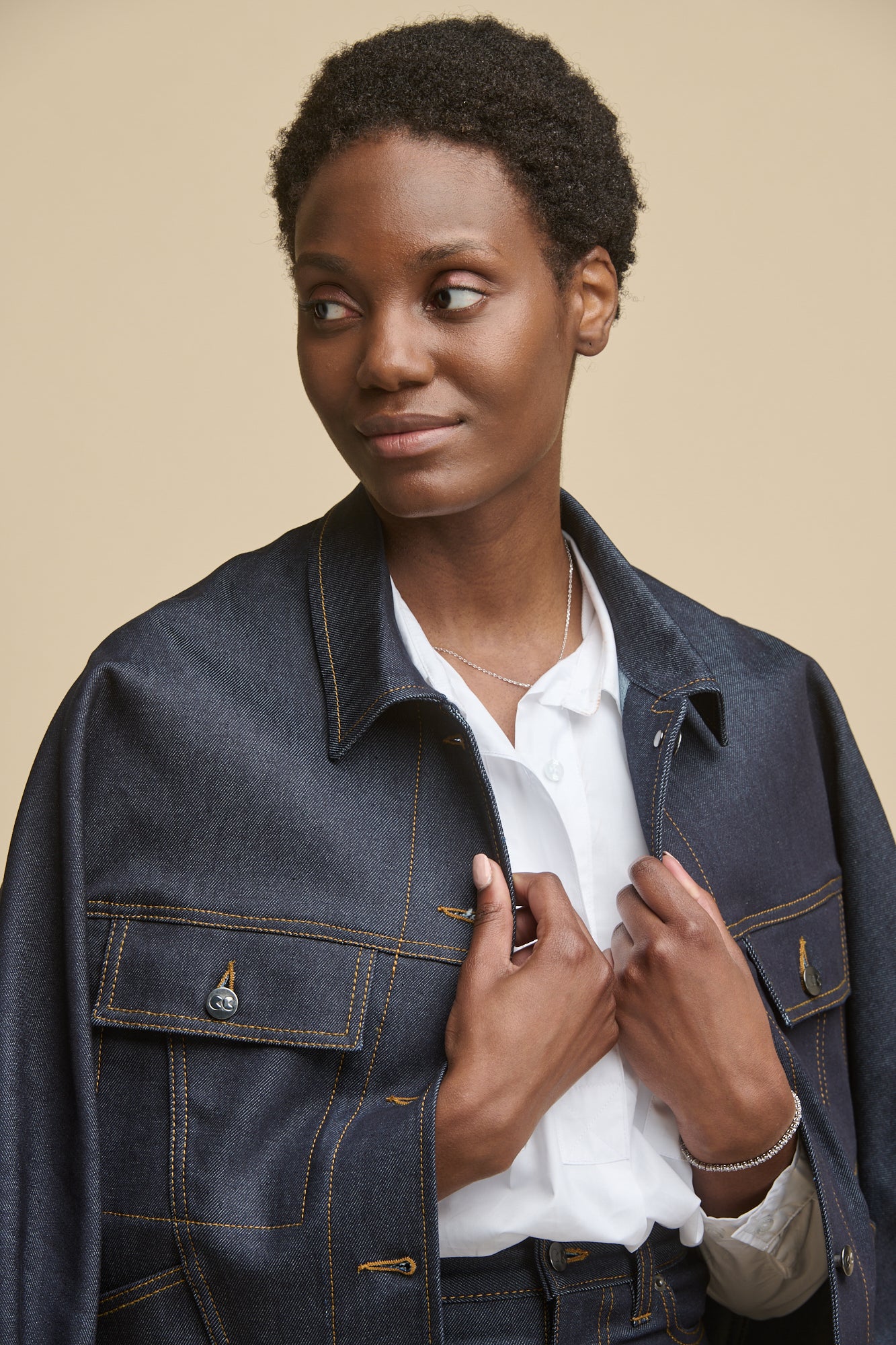 Women's Jodie Denim Jacket - Indigo - Image 2
