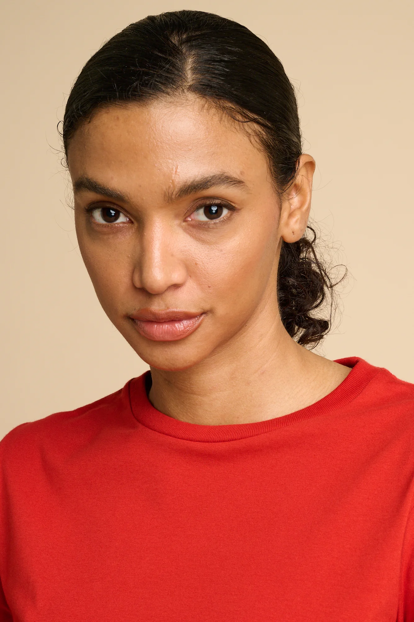 Womens Long Sleeve T Shirt Plastic Free - Crimson - Image 2