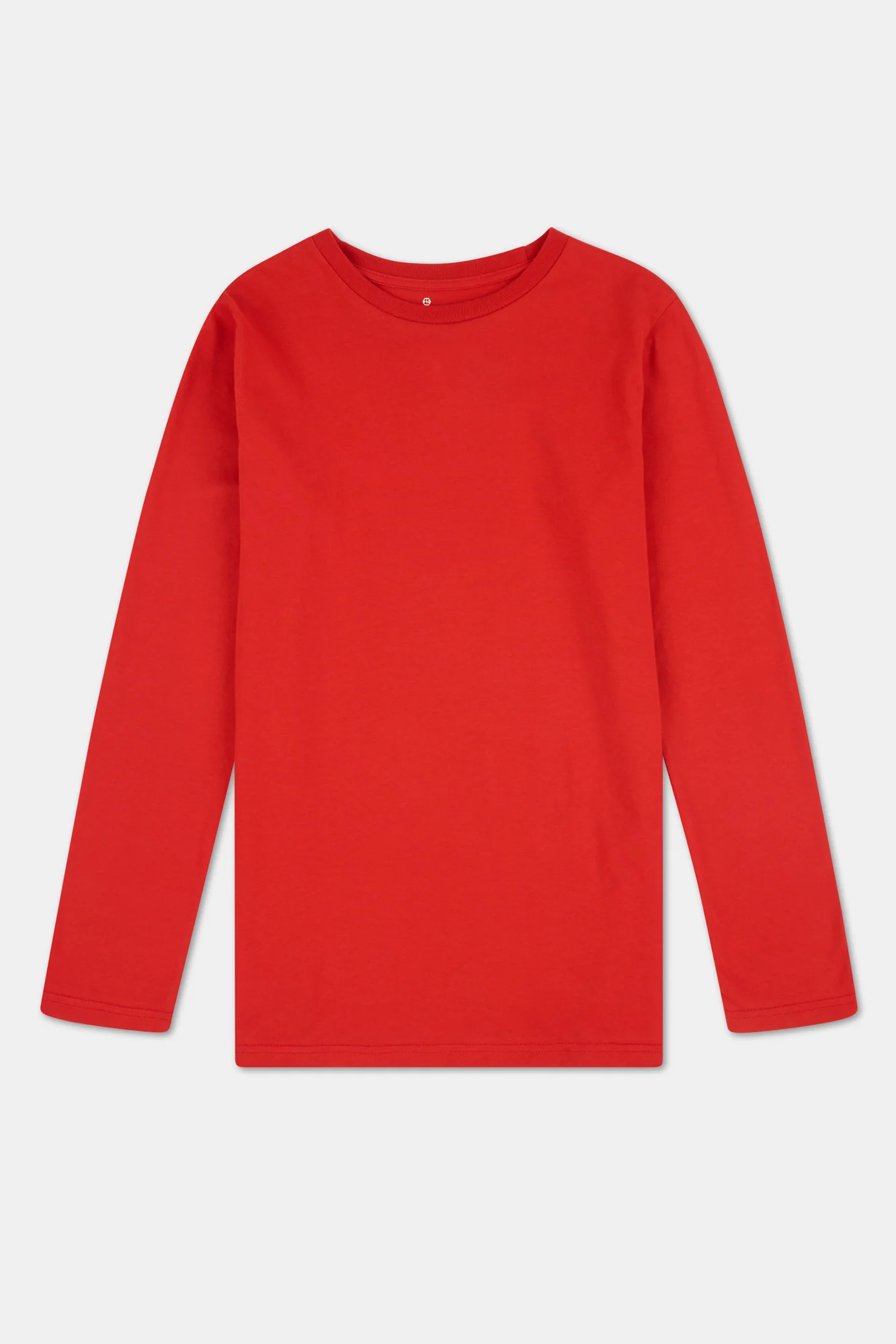Womens Long Sleeve T Shirt Plastic Free - Crimson - Image 4