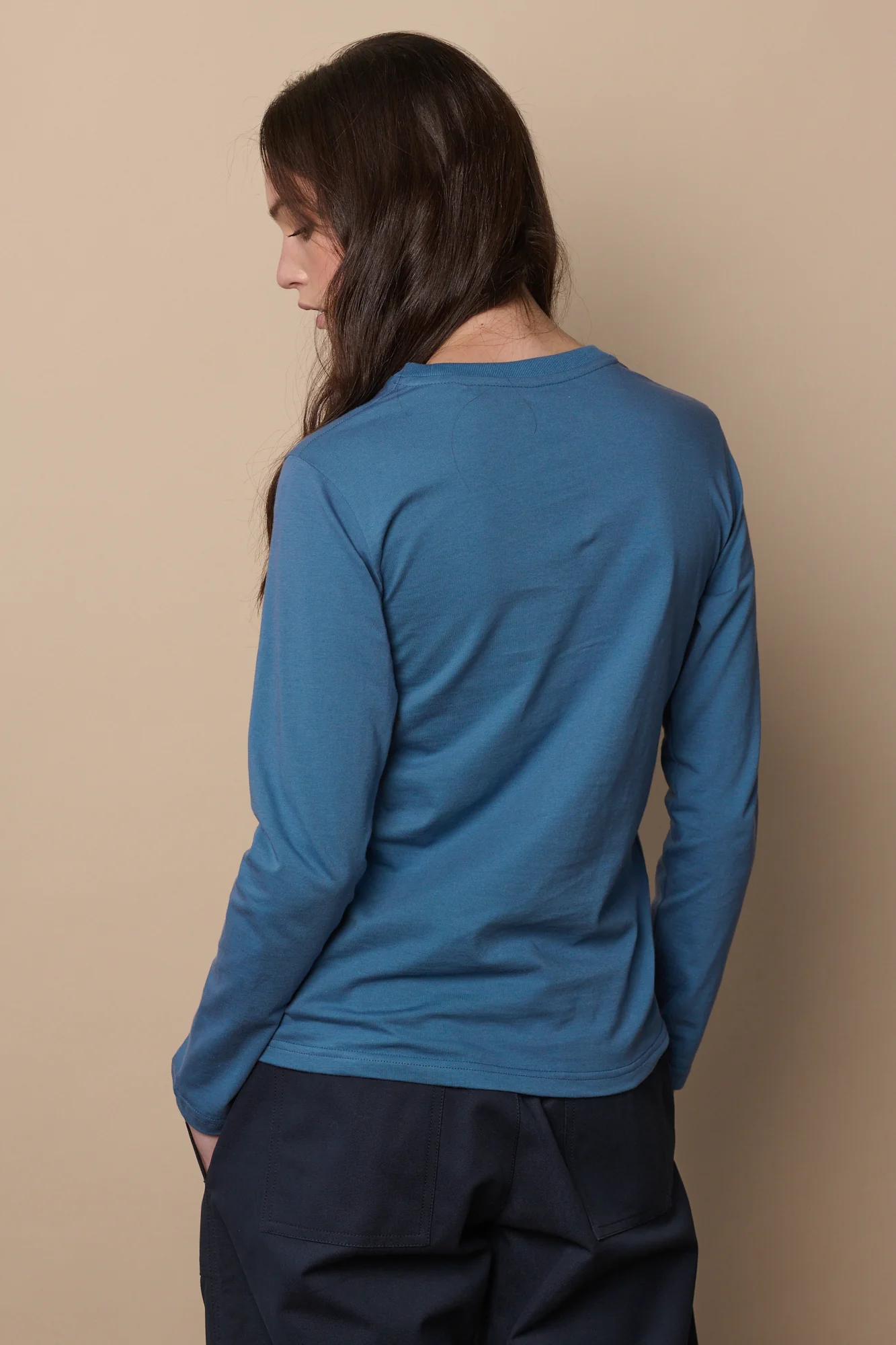 Women's Long Sleeve T Shirt RAF Blue - Image 2