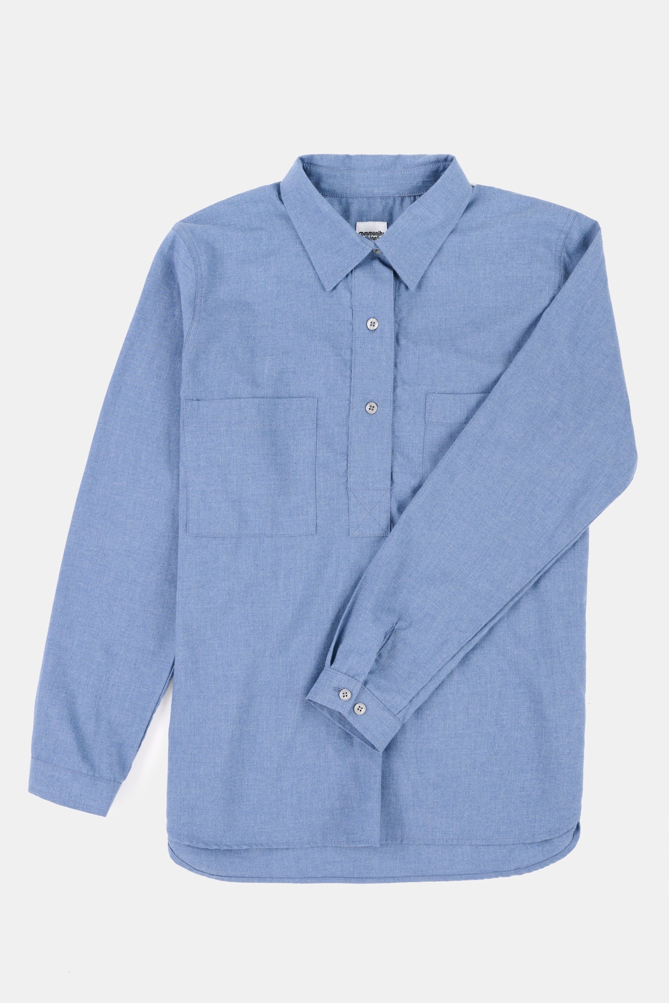 Womens Olivia Half Placket Ltweight Shirt - RAF - Image 8