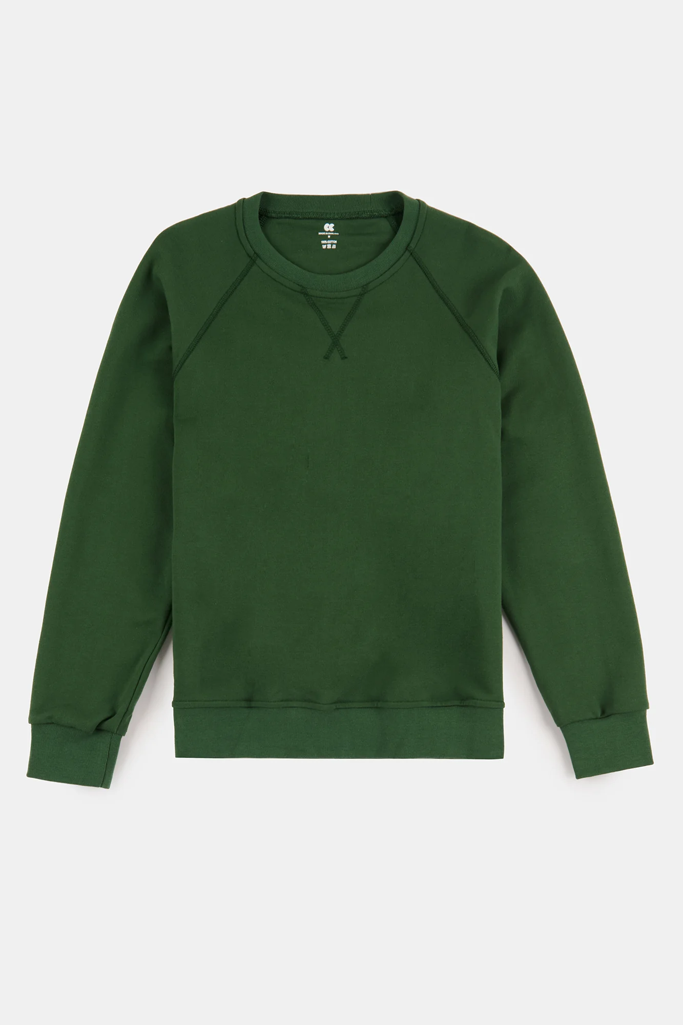 Women's Raglan Sweatshirt - Bottle Green - Image 6
