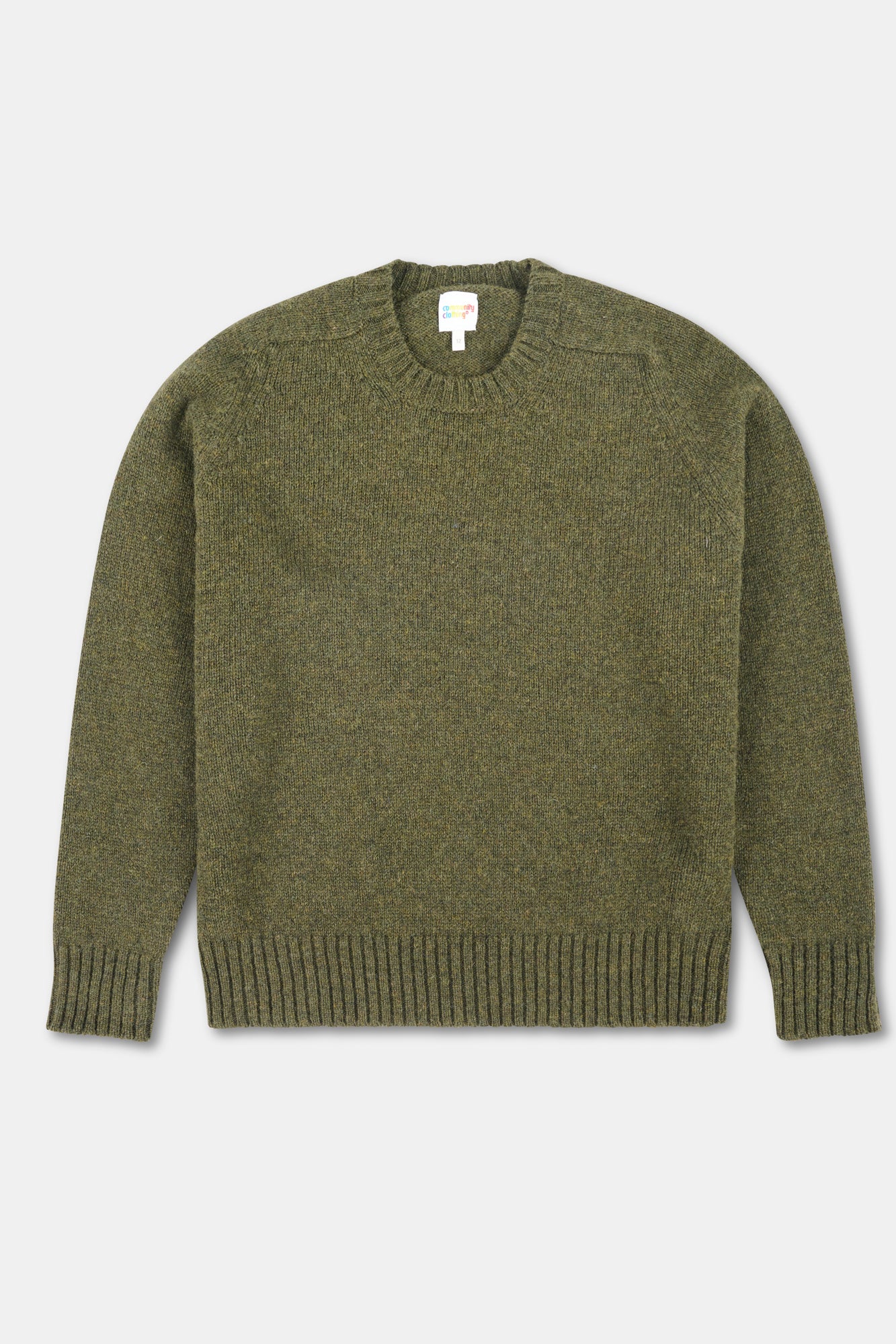 Women's Shetland Jumper - Olive - Image 8