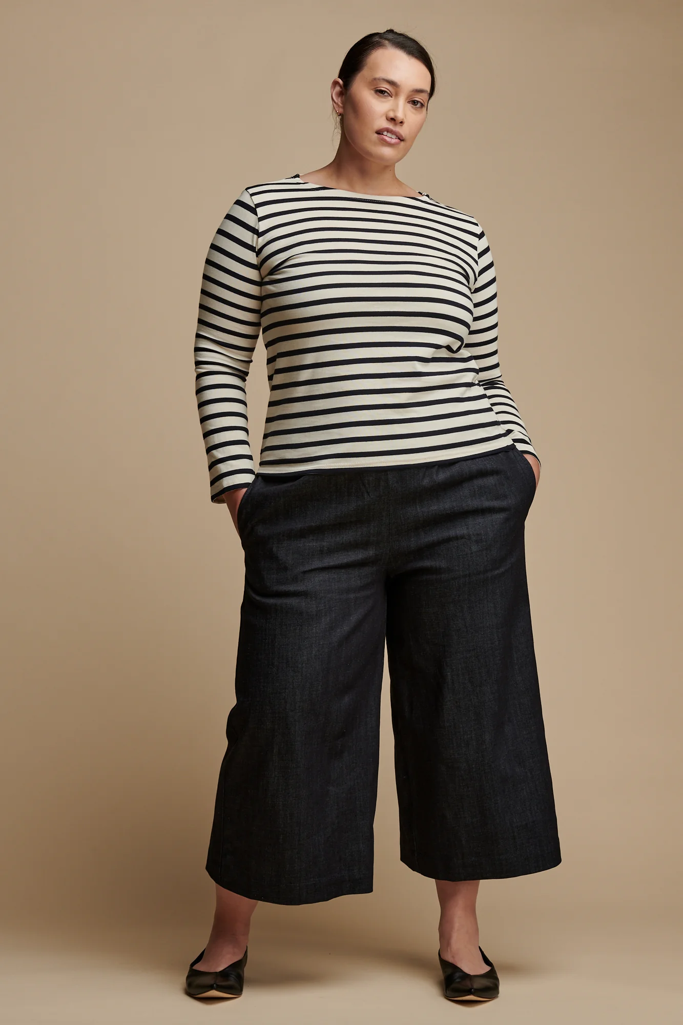 Women's Short PJ Trousers - Indigo Denim - Image 4
