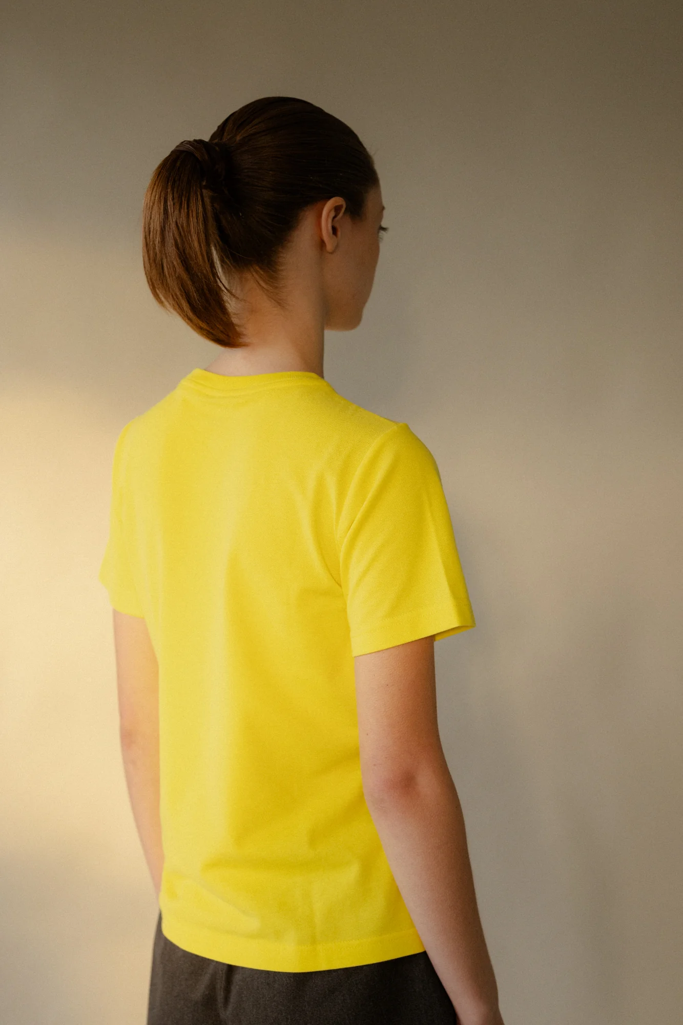 Women's Breathable T Shirt Plastic Free - Canary Yellow - Image 2